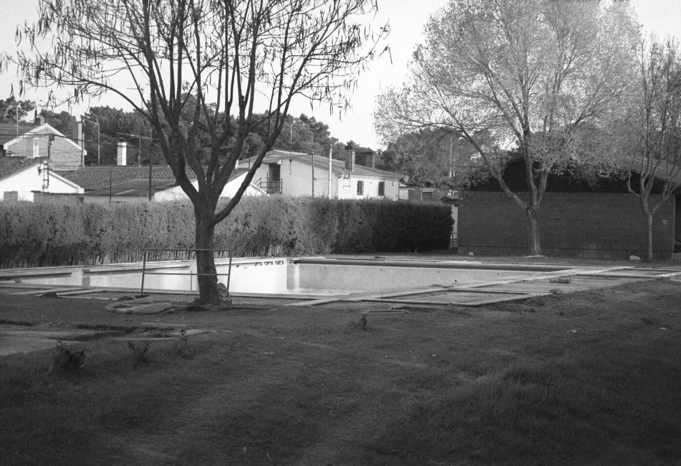 Piscinas municipales en una imagen de abril de 1997.