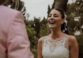 Una de las imágenes de la boda de Laura Moure compartidas en su perfil de Instagram.