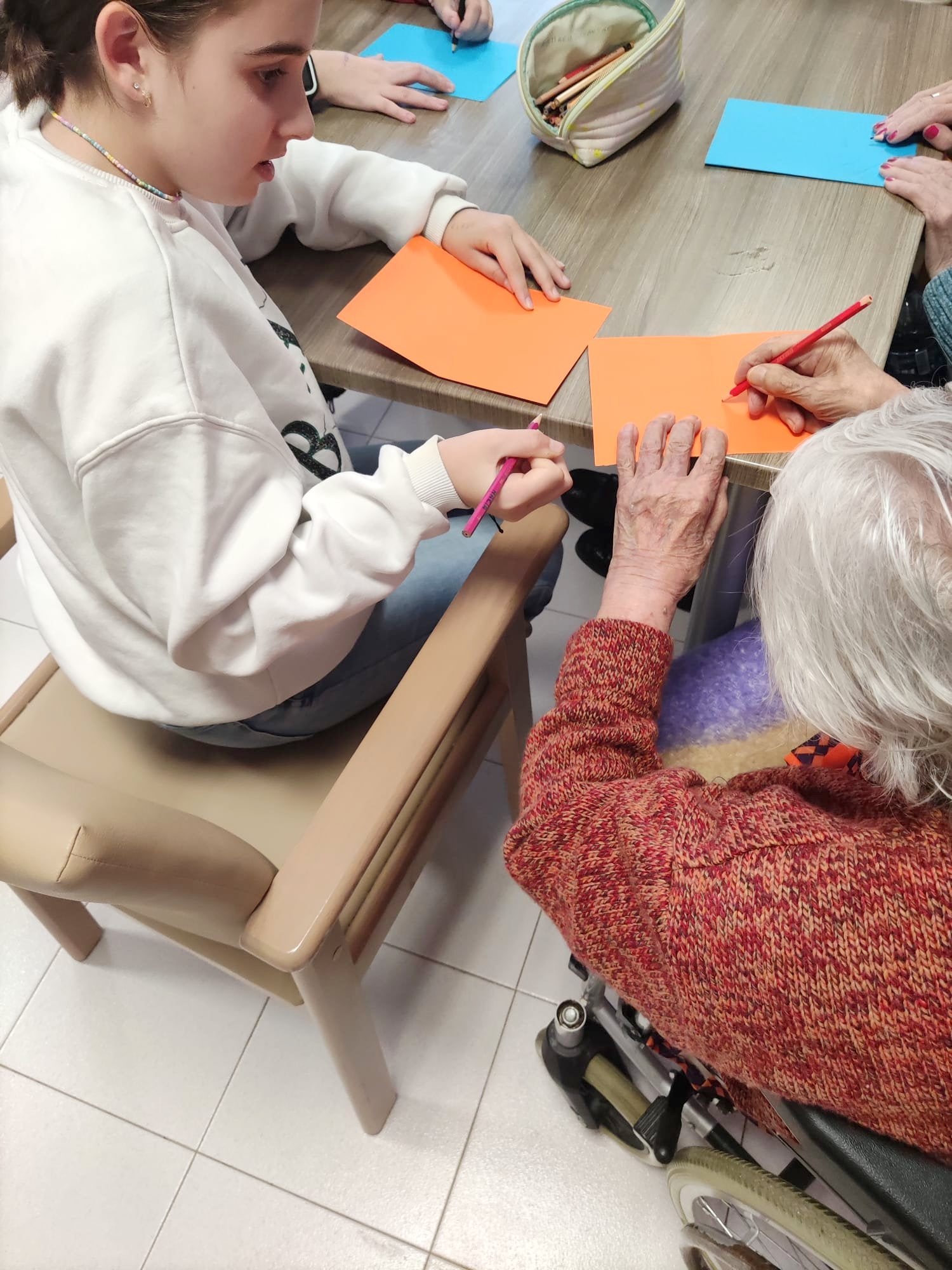 Actividad intergeneracional en Baltanás