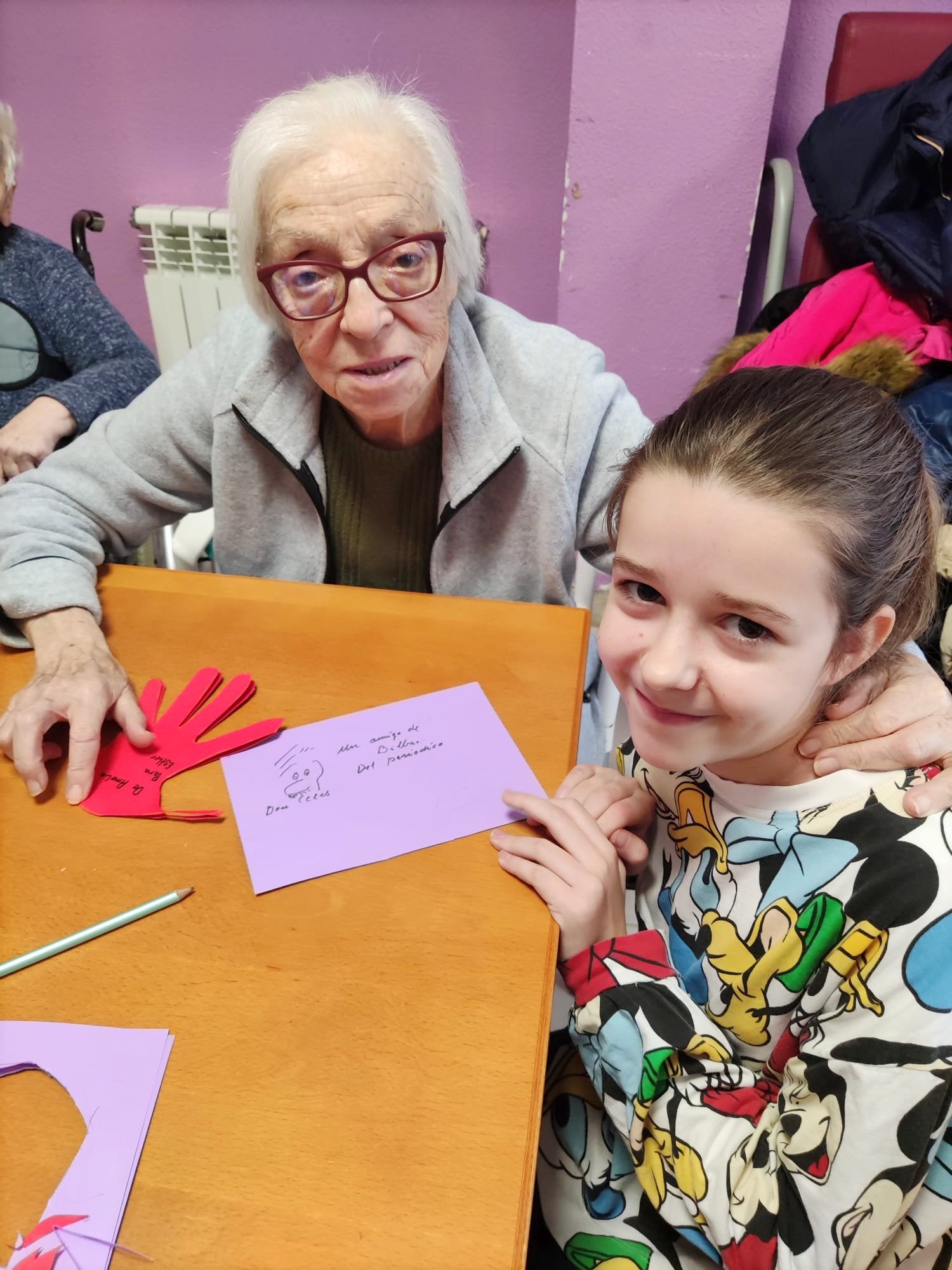 Actividad intergeneracional en Baltanás