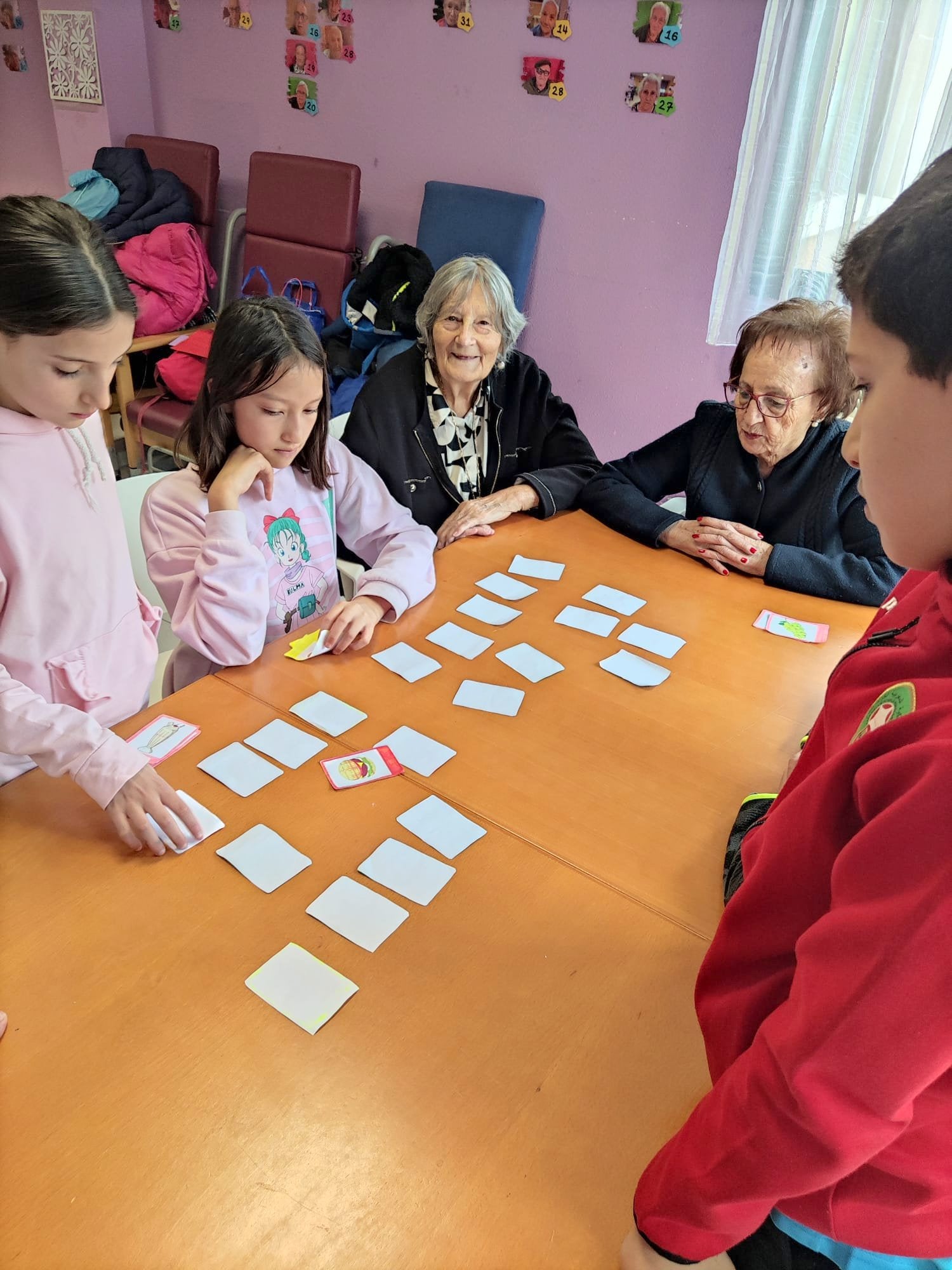 Actividad intergeneracional en Baltanás