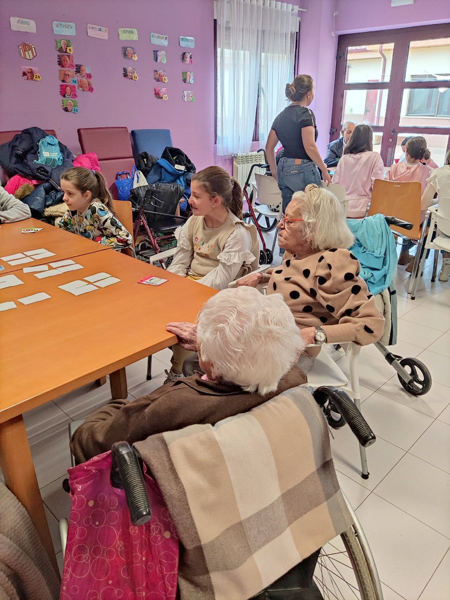 Actividad intergeneracional en Baltanás