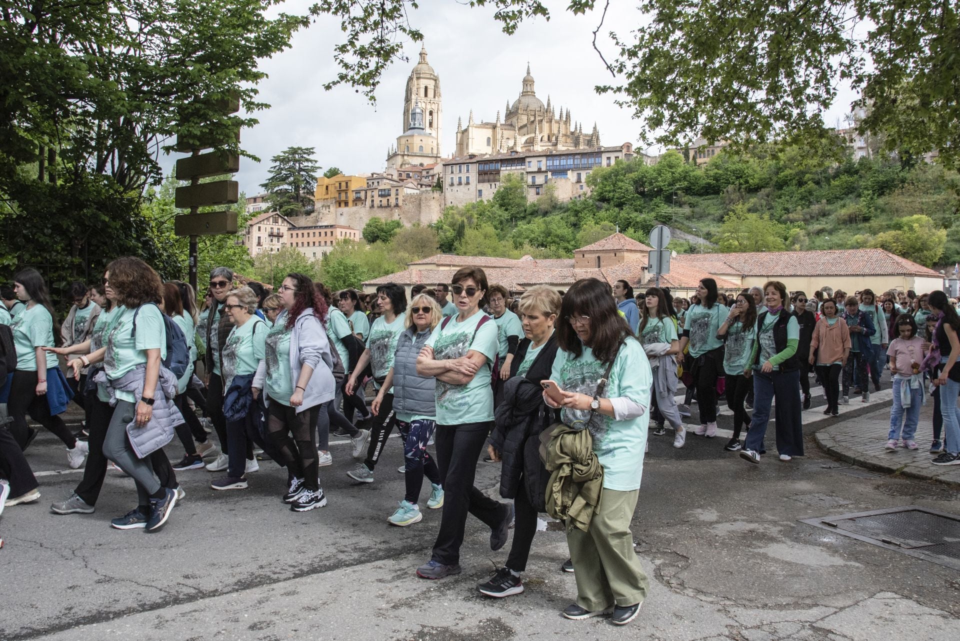 La Marcha de Mujeres de Segovia, en imágenes