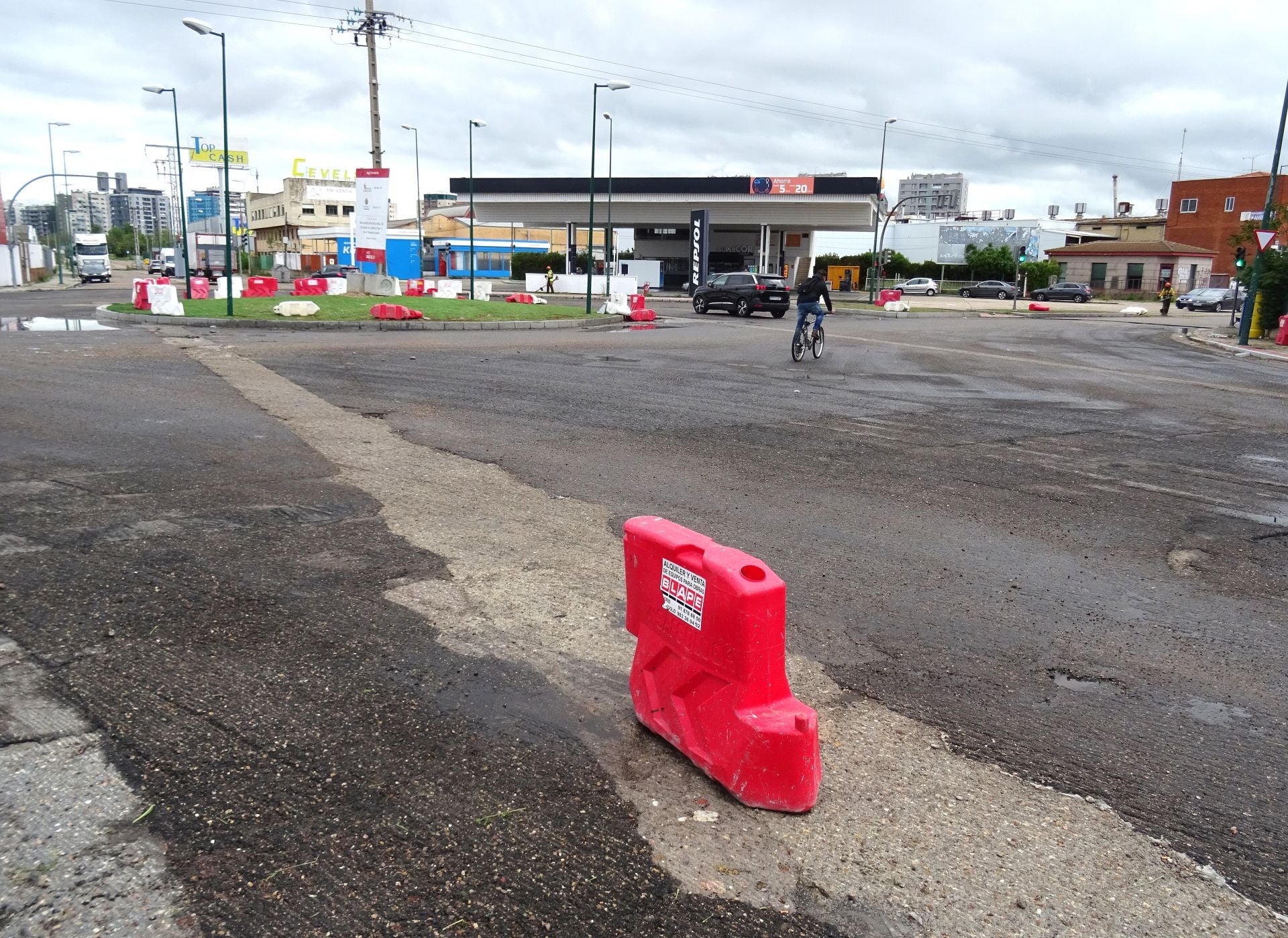 Estado de las obras en la avenida de El Norte de Castilla