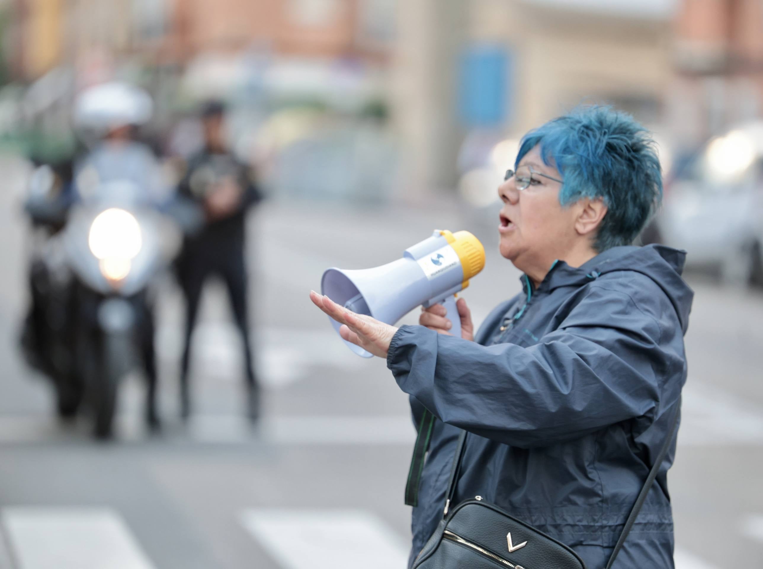 La protesta en el 29 de octubre, en imágenes
