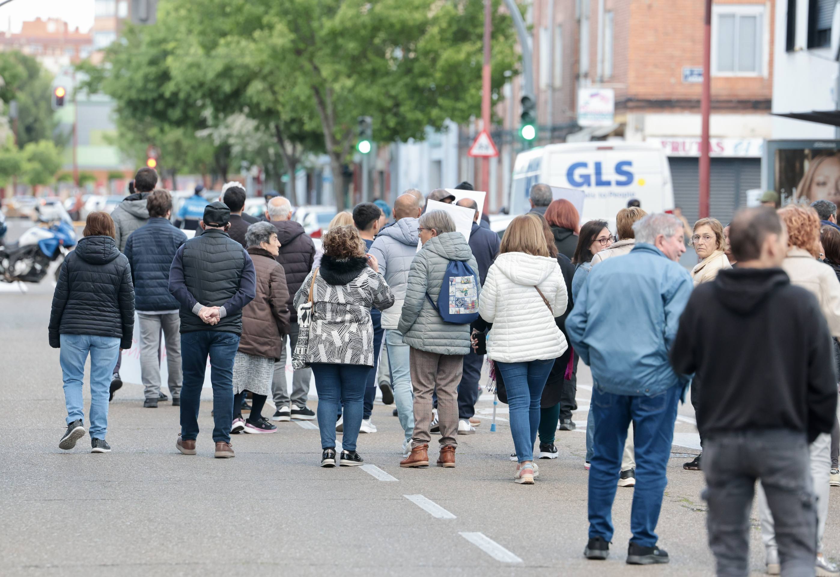 La protesta en el 29 de octubre, en imágenes