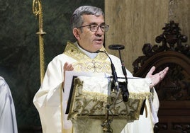 El arzobispo de Valladolid, Luis Argüello, el pasado 21 de abril.
