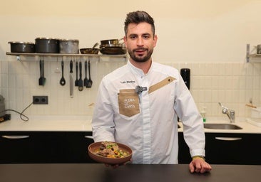 Conejo a la maltesa por el chef Laín Montes