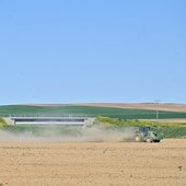 Tierras de cultivo en Villafrades de Campos.