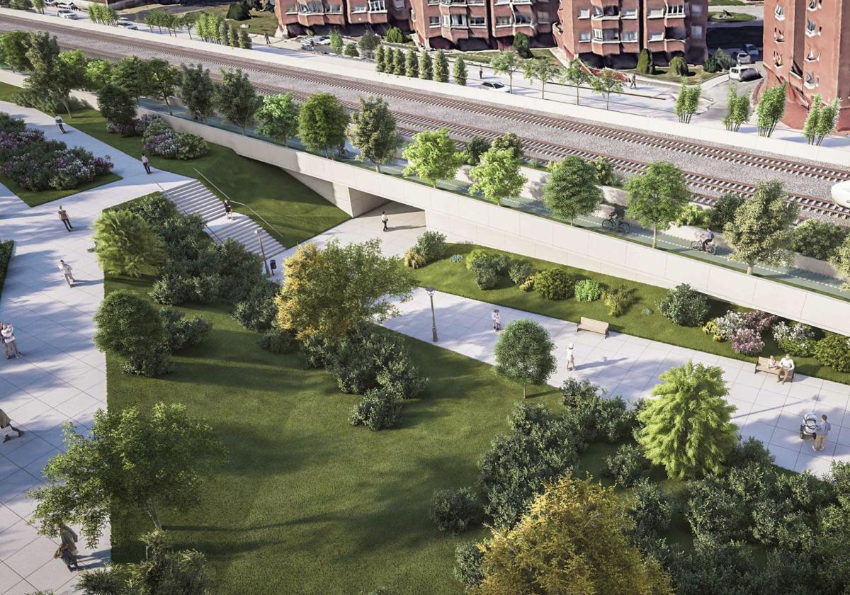 'Al otro lado de la vía' se apuesta por la integración del tren en Valladolid