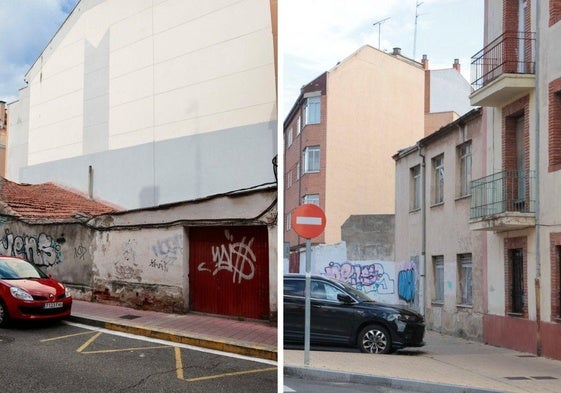 Edificios okupados en las calles Córdoba y Argales.