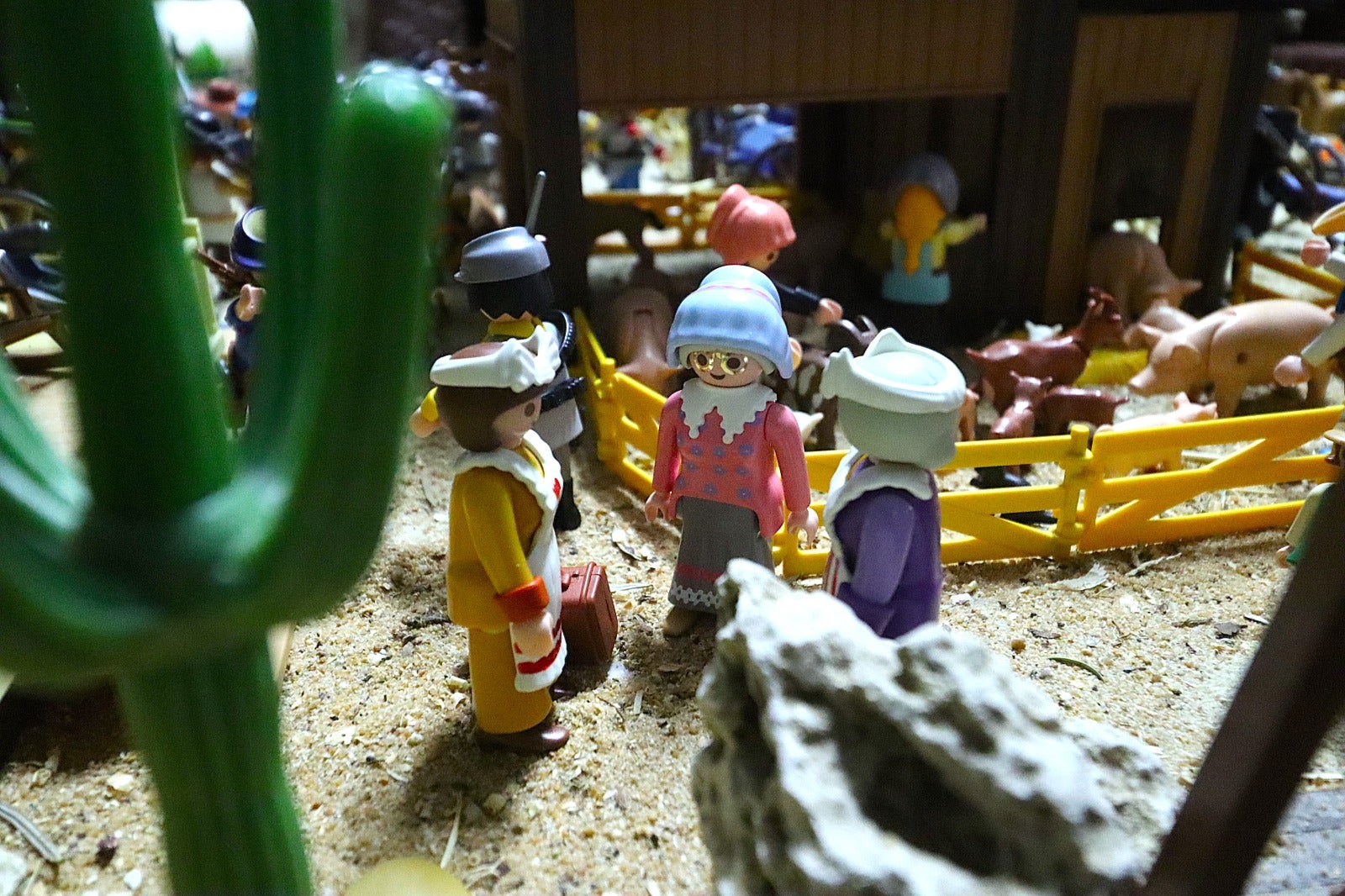 El universo del wéstern llega a Rioseco en forma de Playmobil