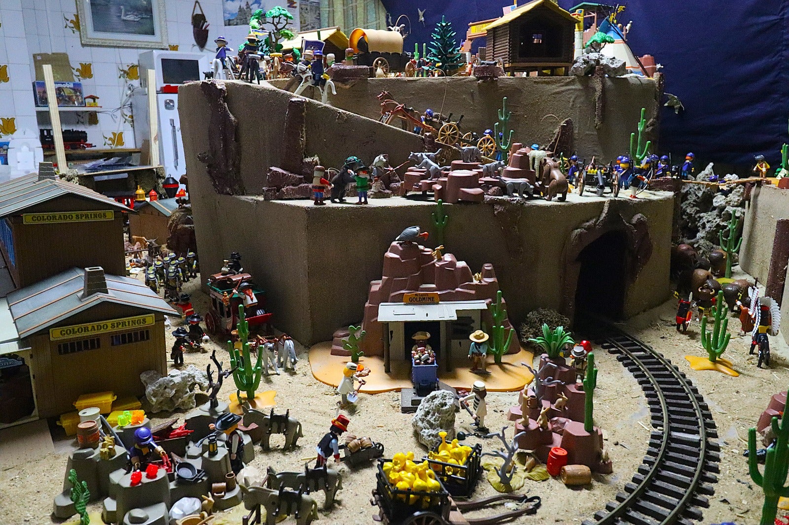 El universo del wéstern llega a Rioseco en forma de Playmobil