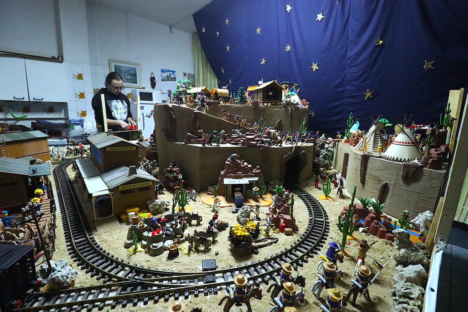 El universo del wéstern llega a Rioseco en forma de Playmobil