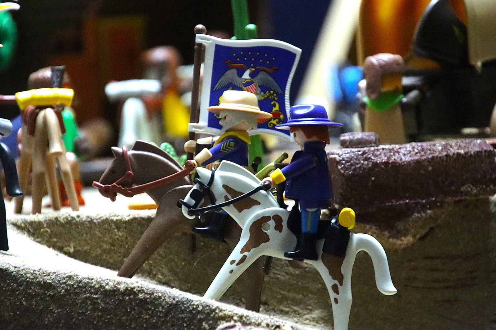 El universo del wéstern llega a Rioseco en forma de Playmobil