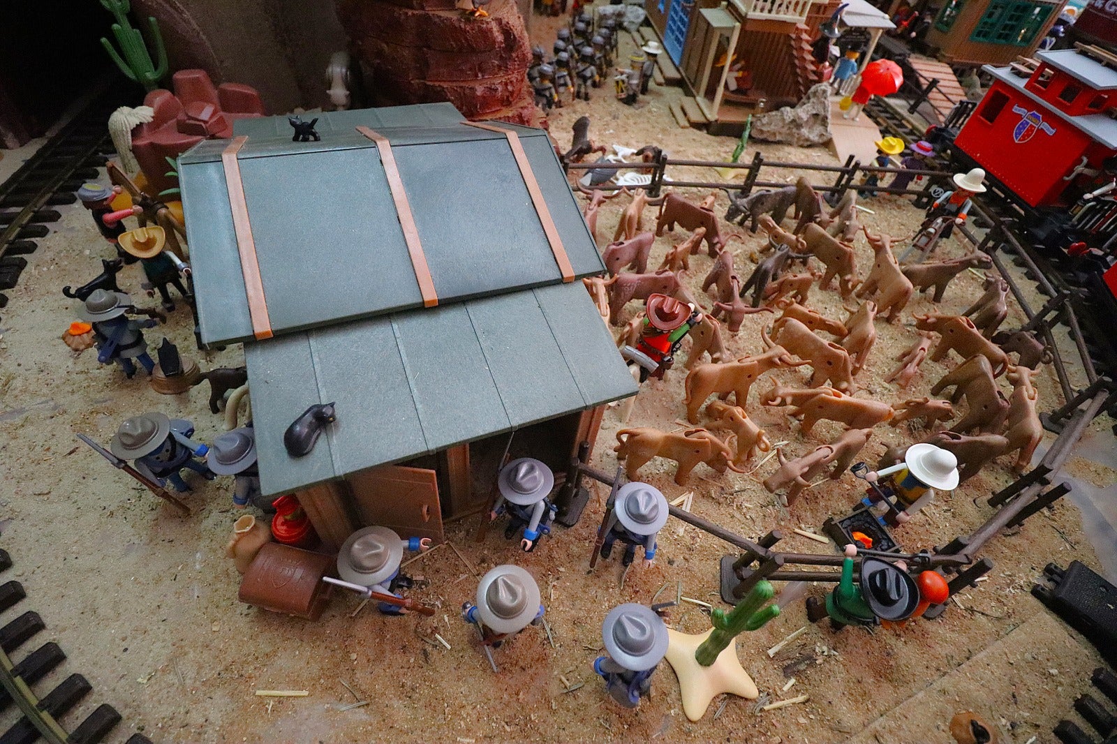 El universo del wéstern llega a Rioseco en forma de Playmobil