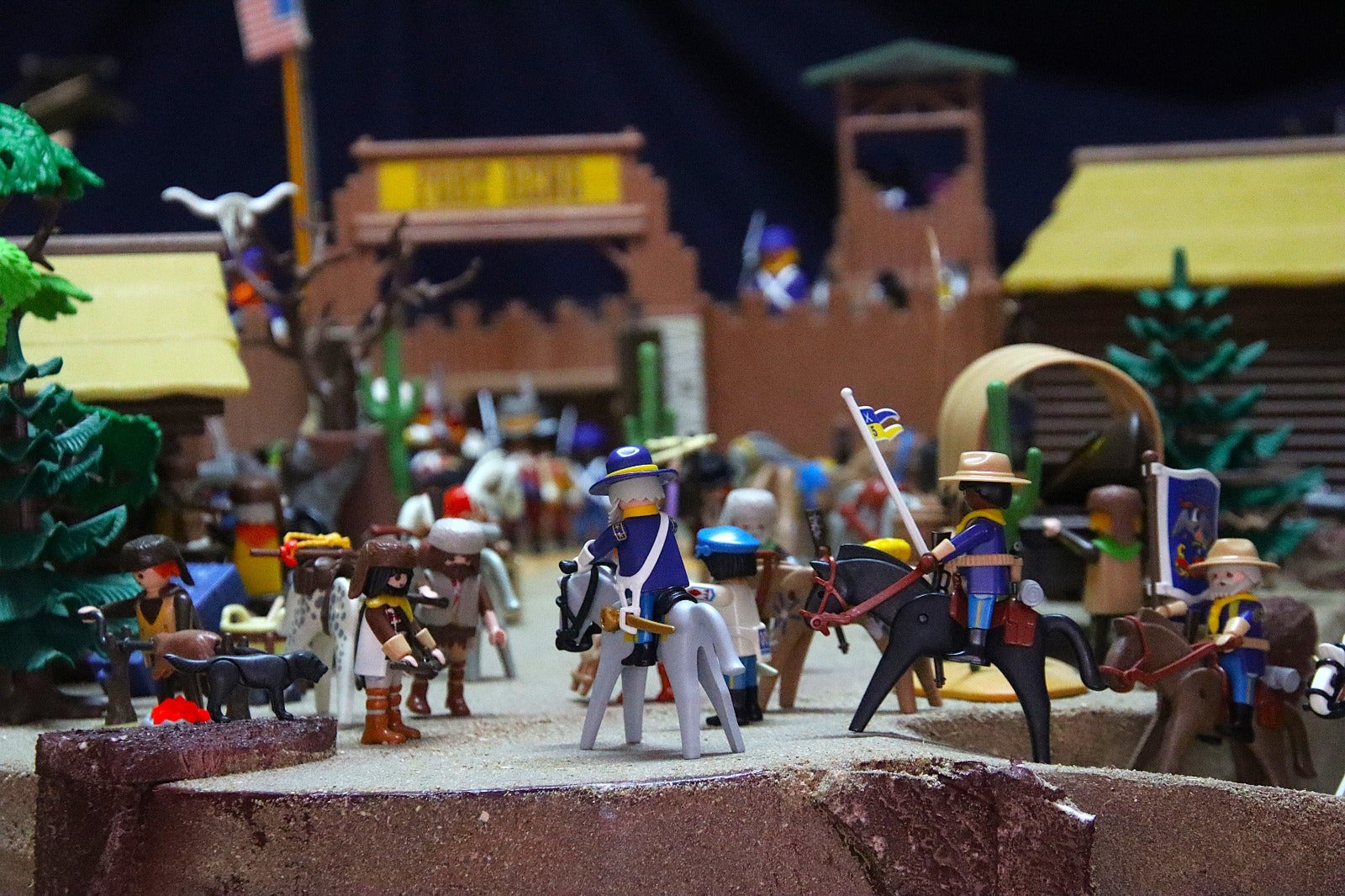 El universo del wéstern llega a Rioseco en forma de Playmobil