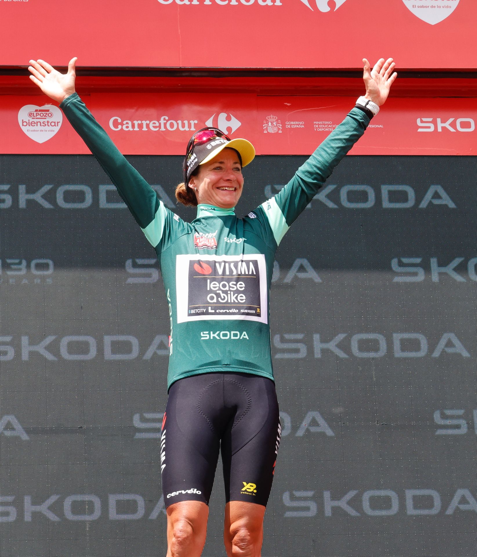 Así ha sido la llegada de La Vuelta Femenina a Baltanás