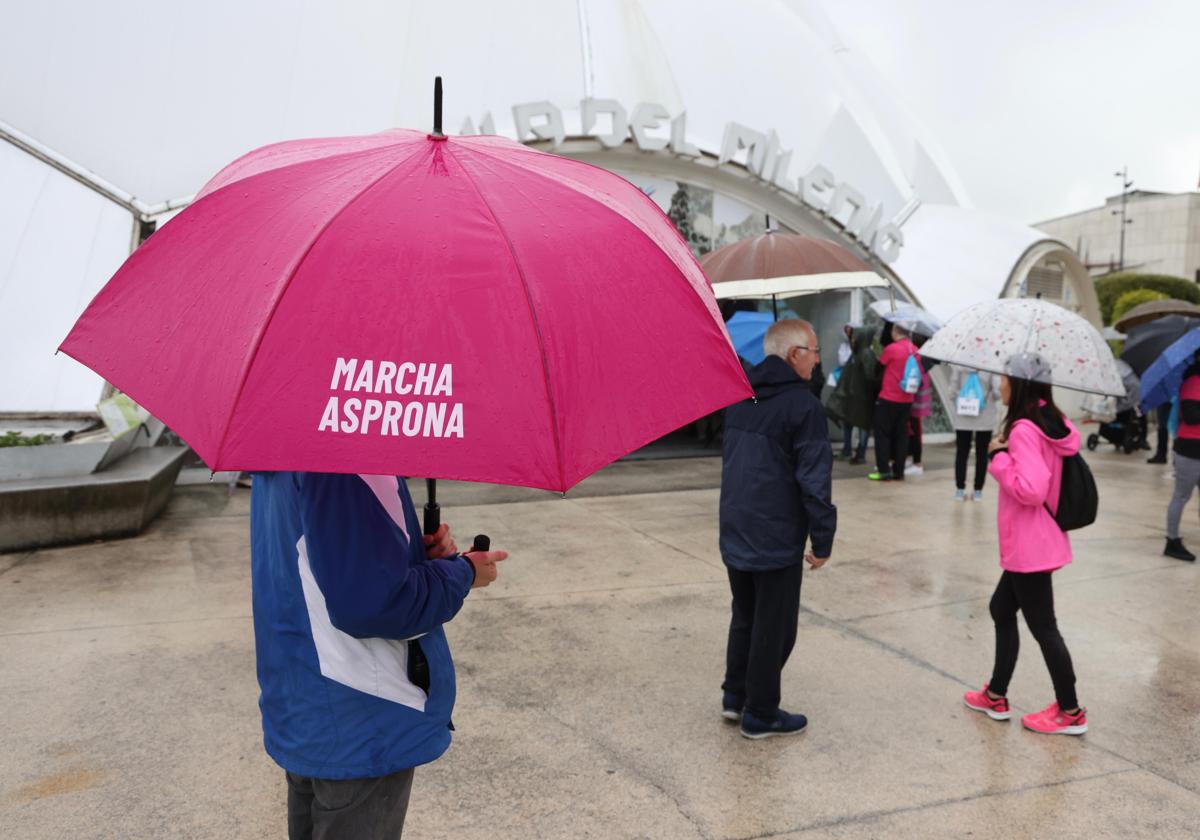 La lluvia suspende la Marcha Asprona por primera vez en sus 48 años de historia