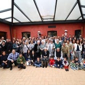 Foto familiar para el recuerdo de los 108 años de Natividad