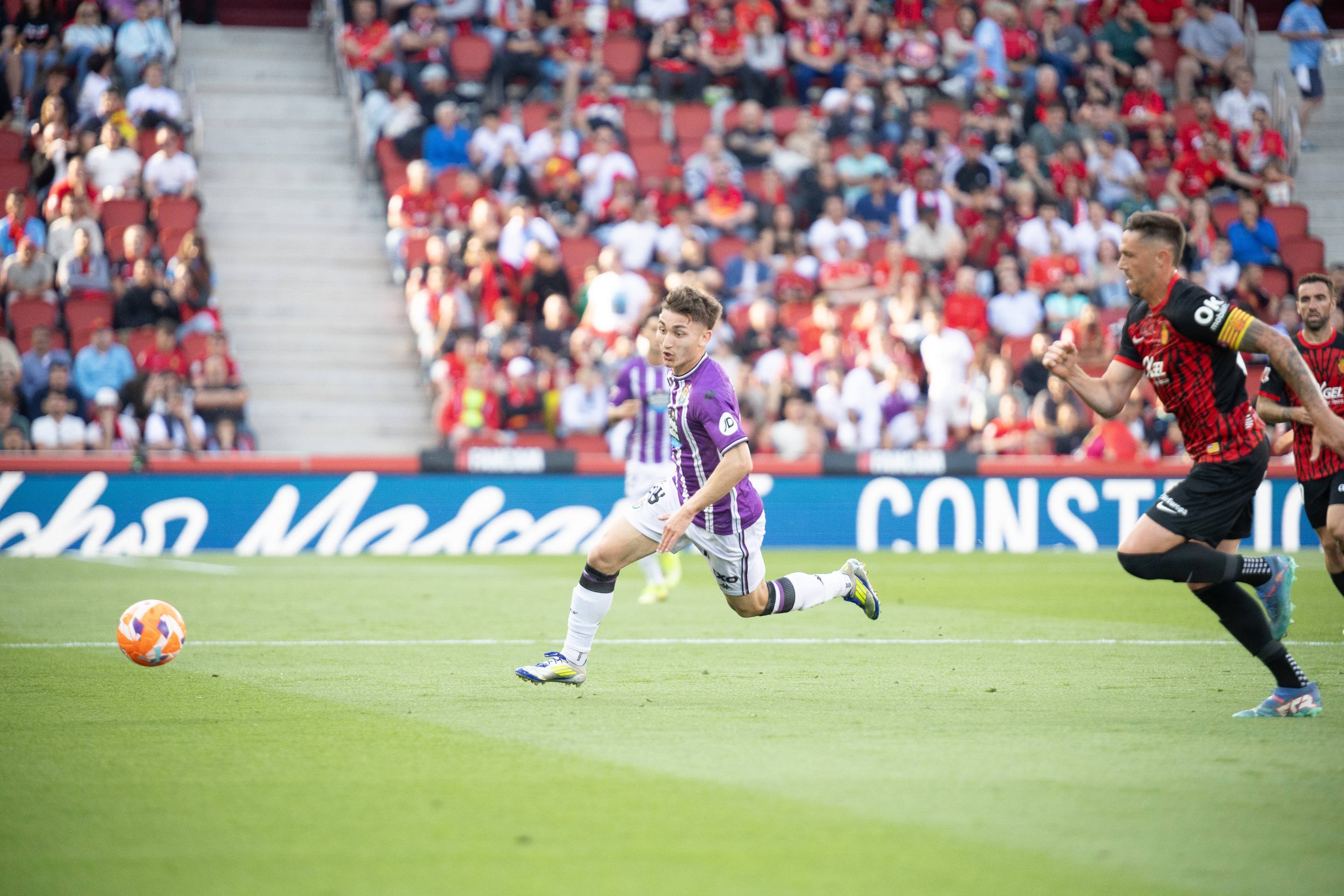 La derrota del Real Valladolid en Mallorca, en imágenes