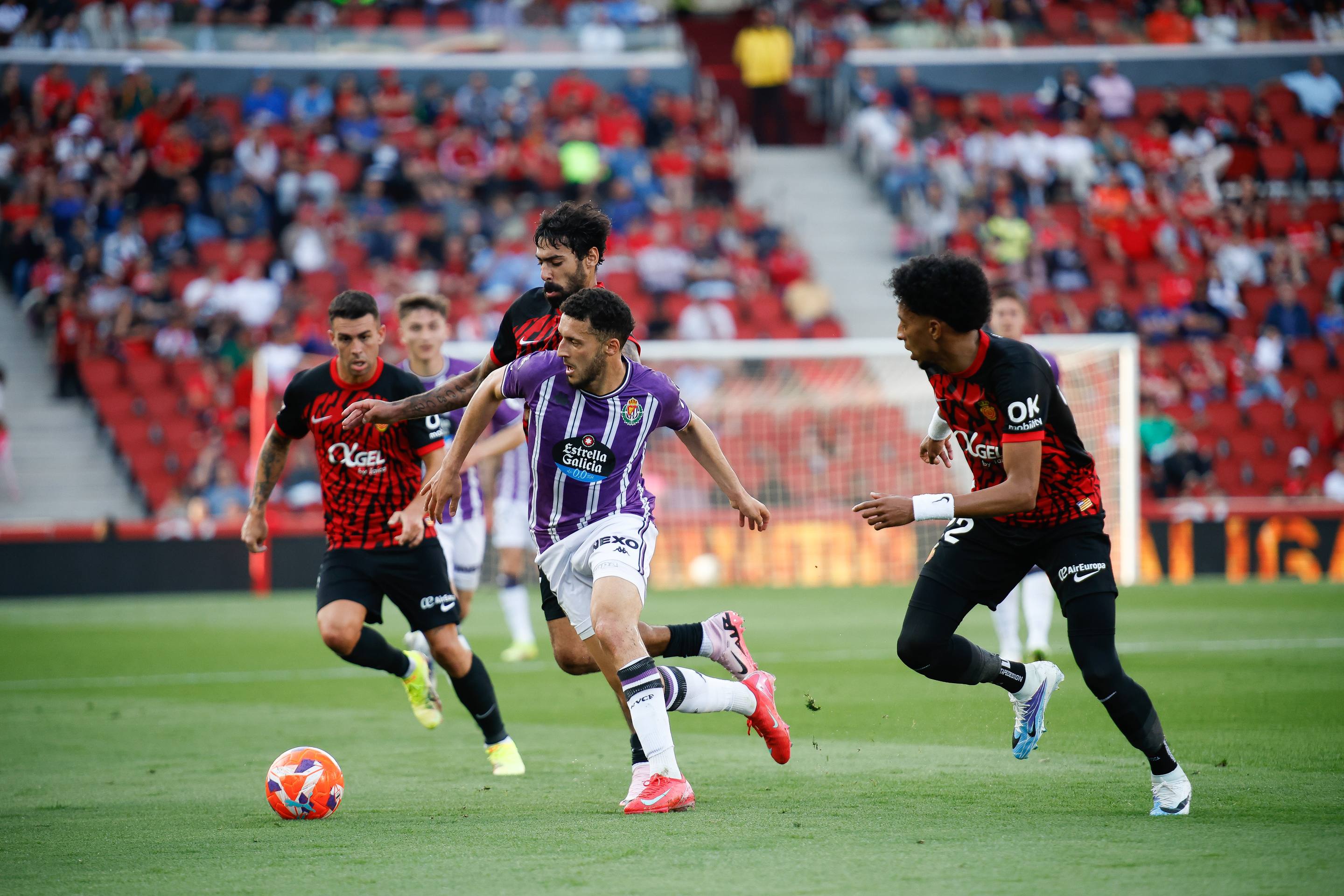 La derrota del Real Valladolid en Mallorca, en imágenes