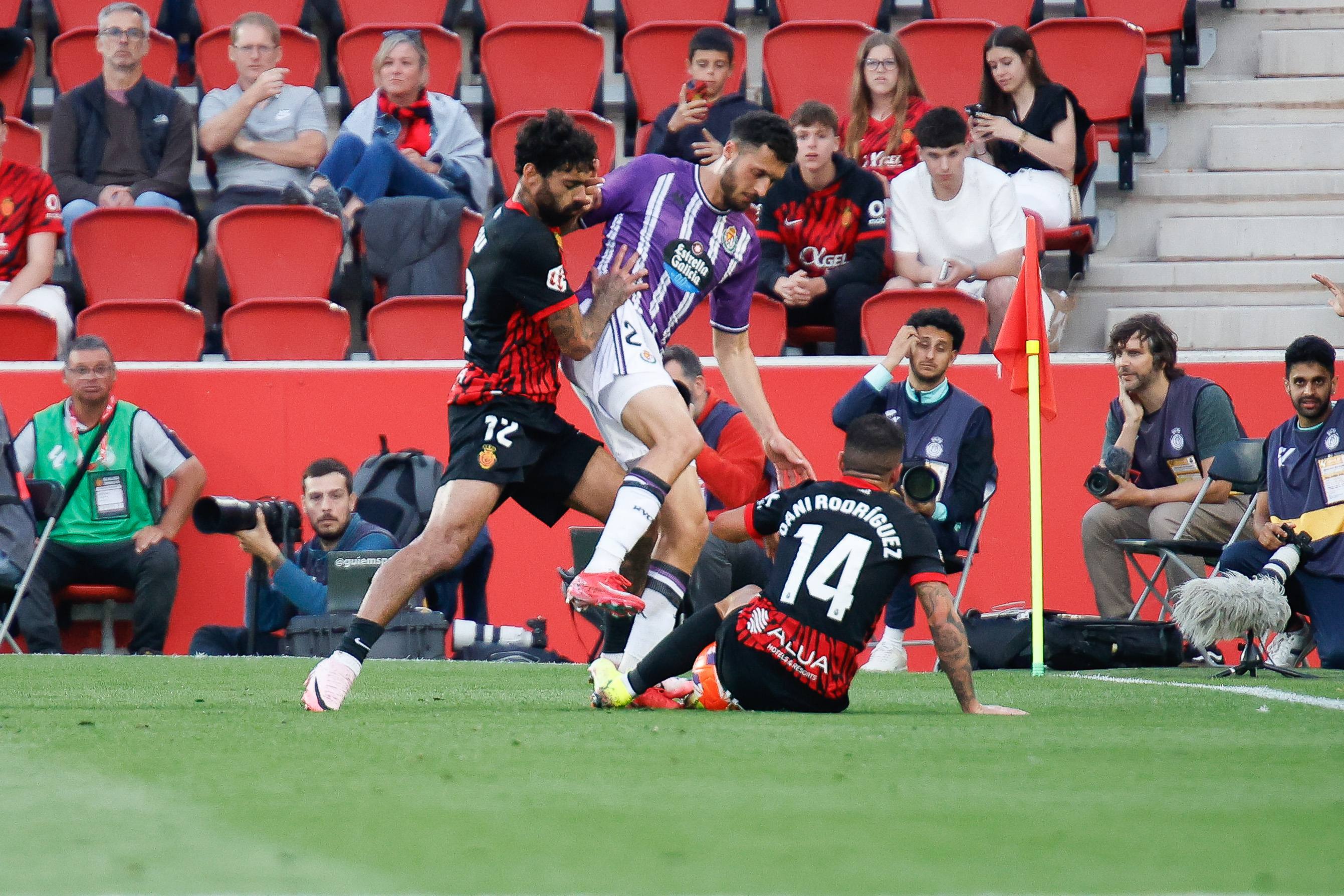 La derrota del Real Valladolid en Mallorca, en imágenes
