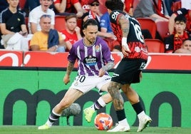 Imágenes de la derrota del Real Valladolid este sábado en Son Moix ante el RCD Mallorca