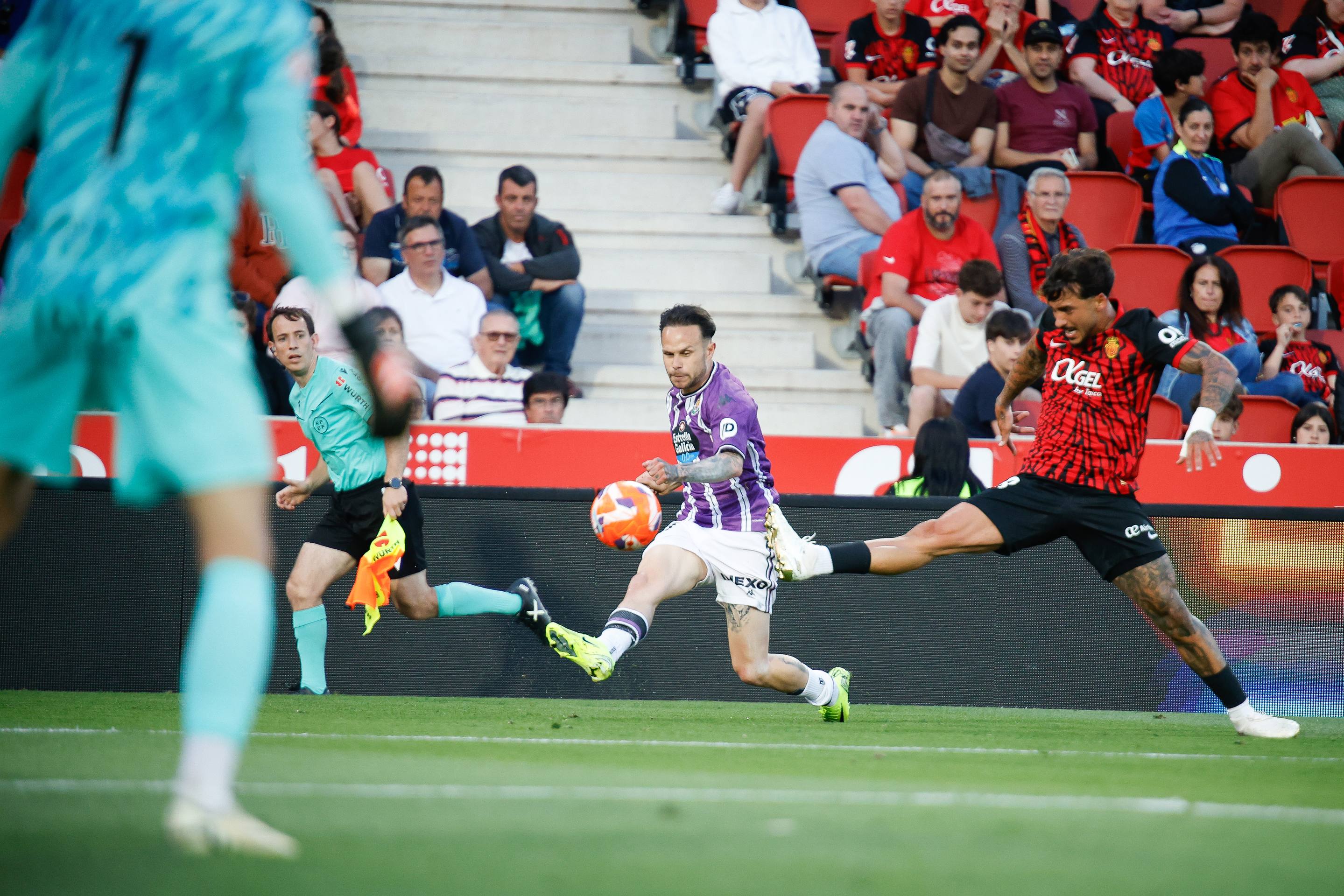 La derrota del Real Valladolid en Mallorca, en imágenes