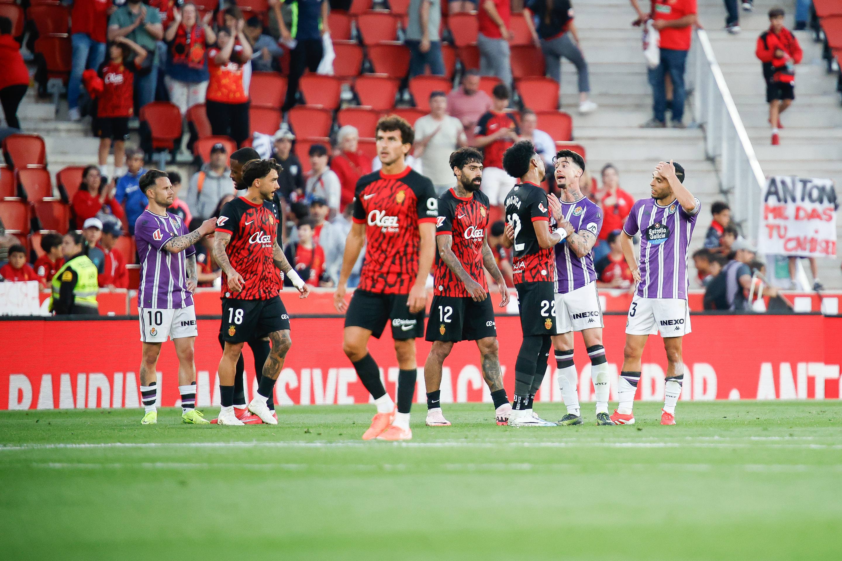 La derrota del Real Valladolid en Mallorca, en imágenes