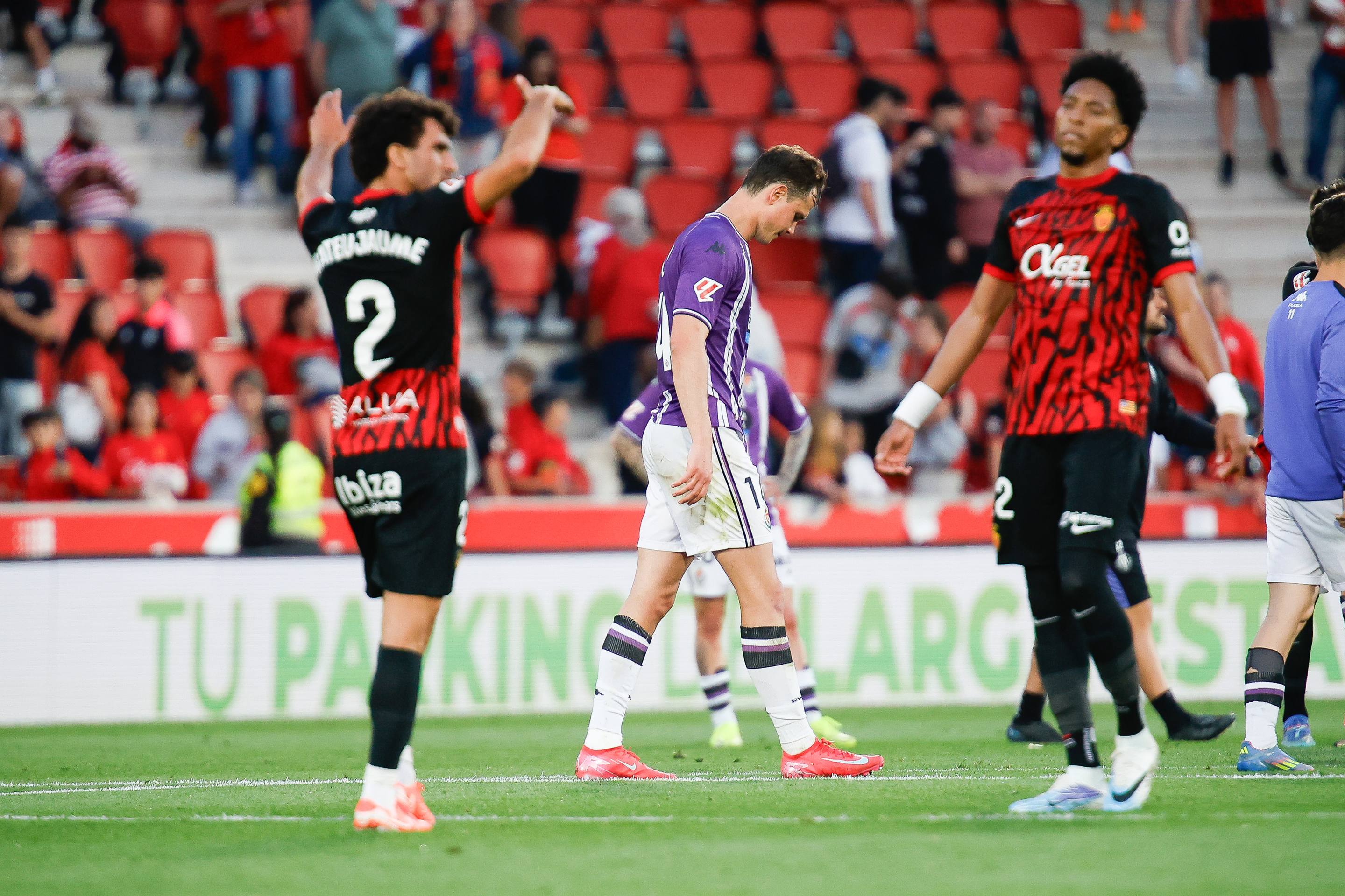 La derrota del Real Valladolid en Mallorca, en imágenes