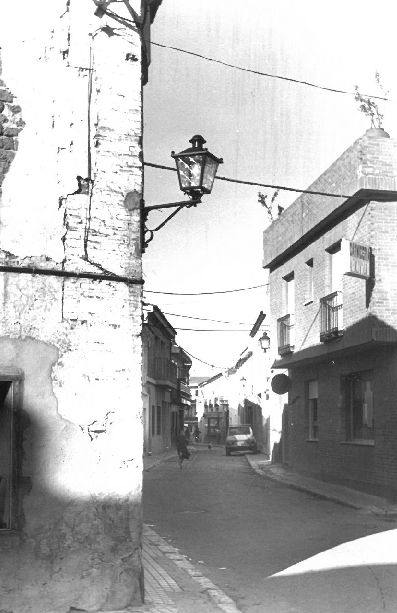 Vista de una calle de la localidad. 27 de agosto de 1991.