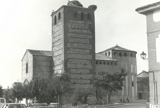 La iglesia de Santa María en una imagen de julio de 1989.