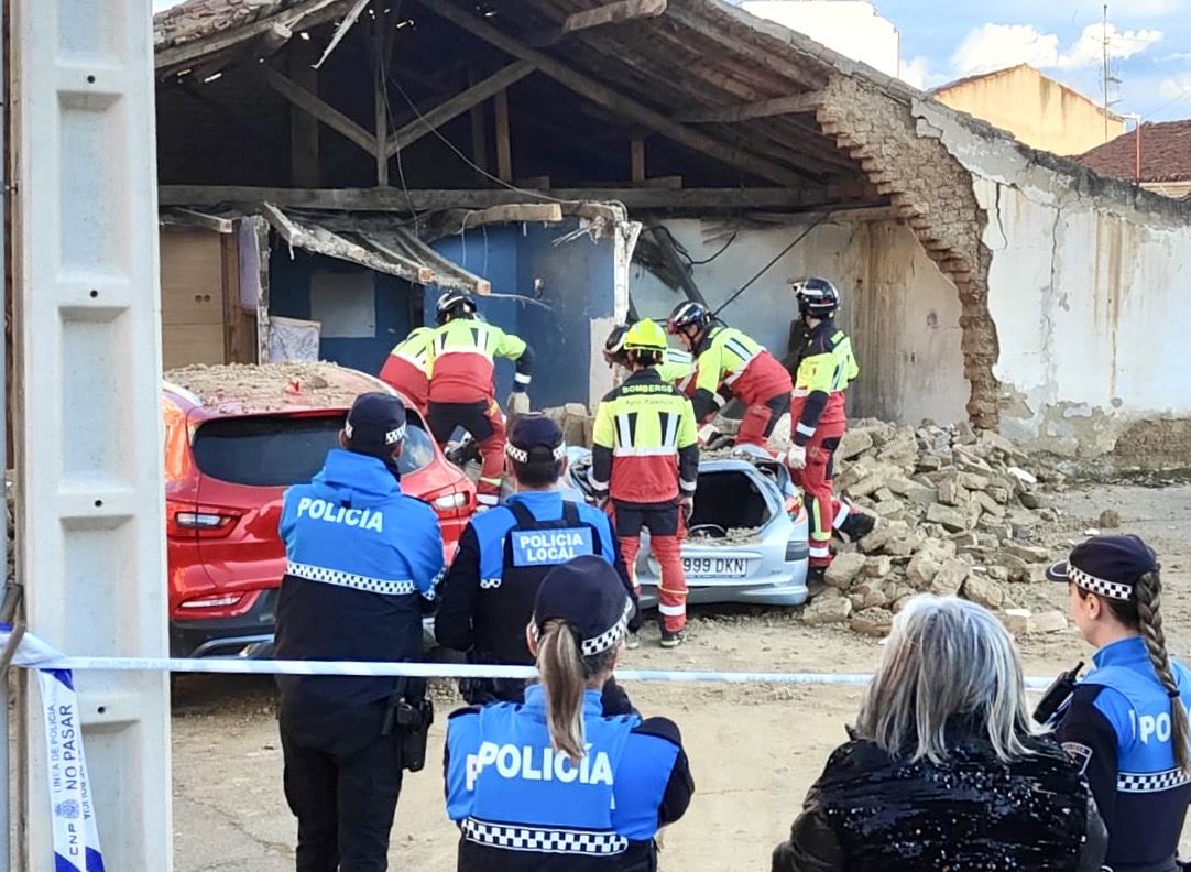 Derrumbe de una vivienda en San Antonio