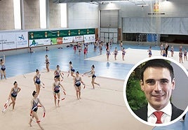 En detalle, Óscar Herrero, actual presidente de la Federación de Gimnasia de Castilla y León.