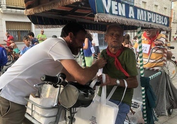 El último paseo en bici de Pascual, el «ángel de la guarda» de Montemayor