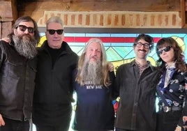 Javier Vielba (The Arizona Baby) , Loquillo, Rubén Marrón (The Arizona Baby), Guillermo Aragón (The Arizona Baby) y Nat Simons.