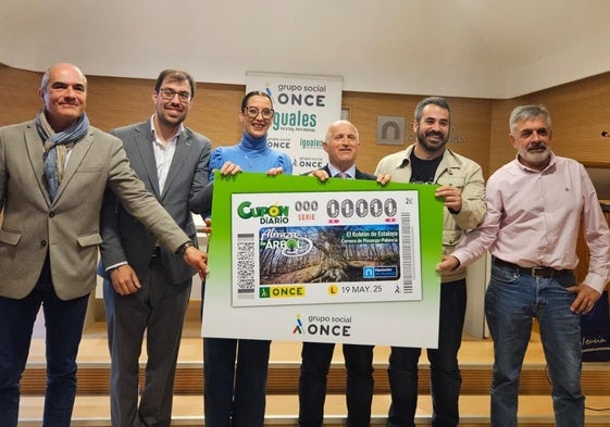 Presentación del cupón con el Roblón de la Estalaya.