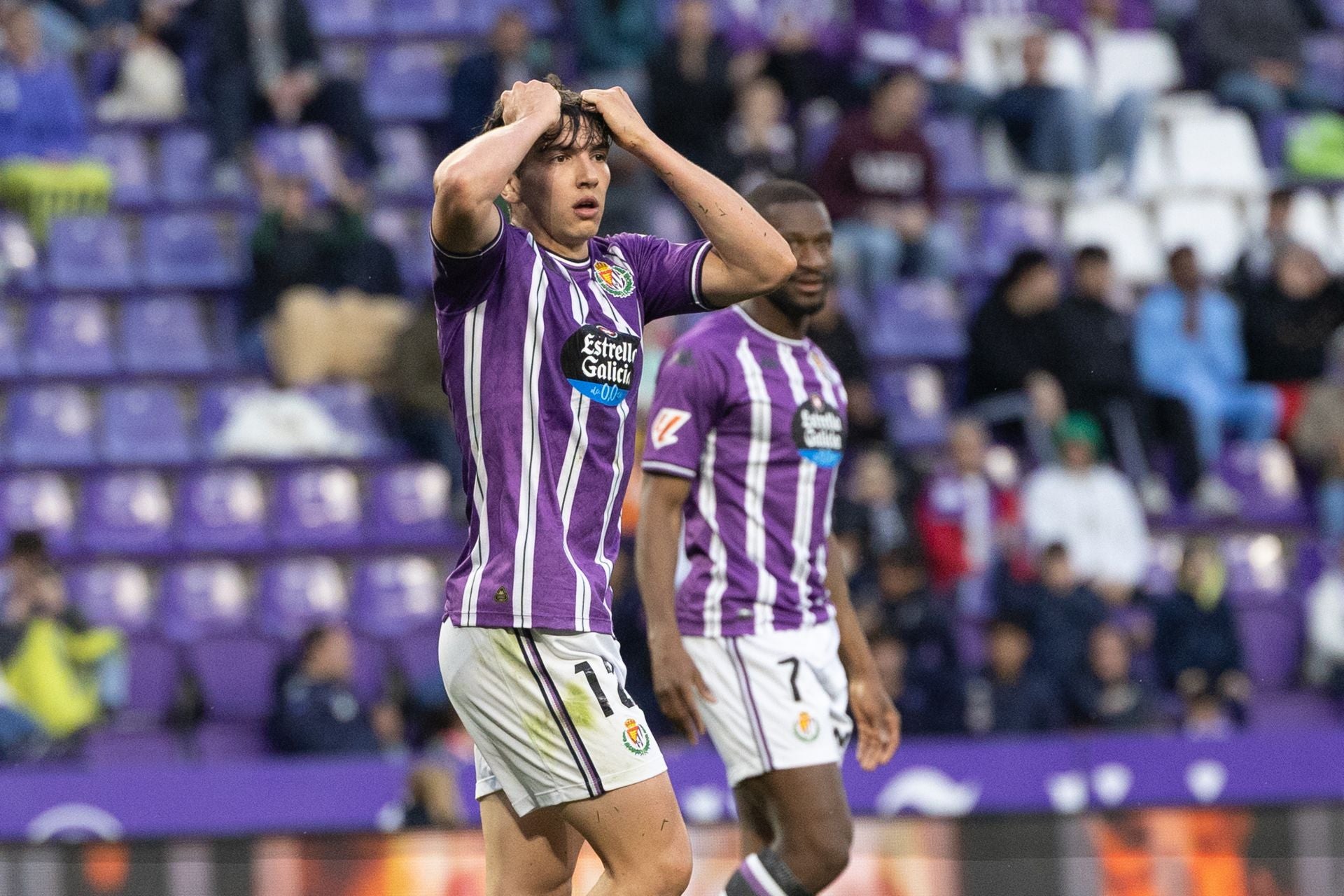 La derrota del Real Valladolid ante el Girona, en imágenes
