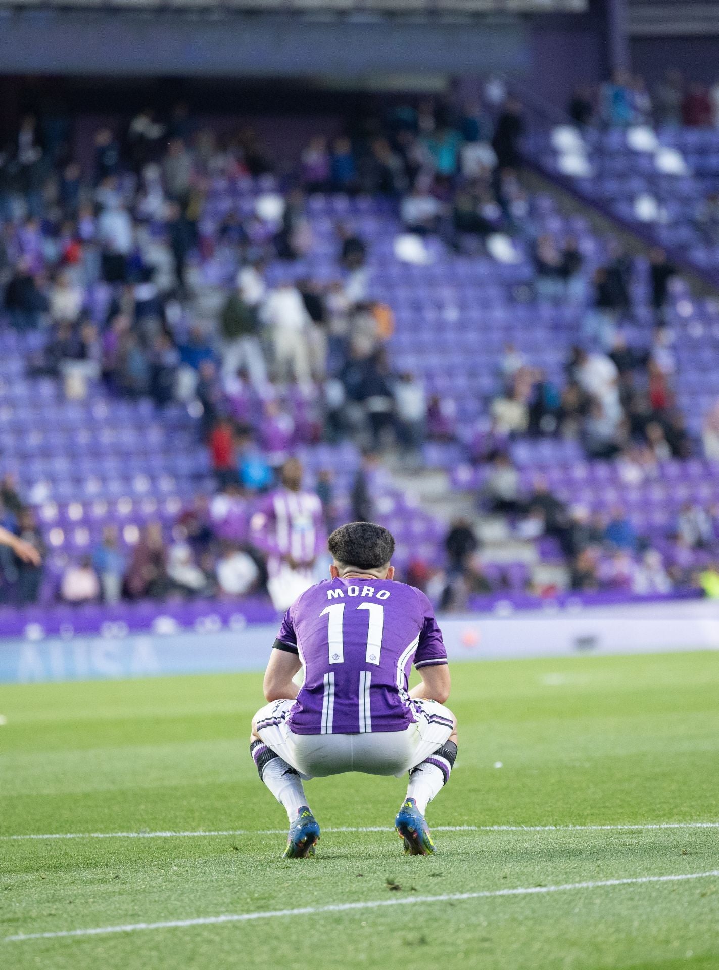 La derrota del Real Valladolid ante el Girona, en imágenes