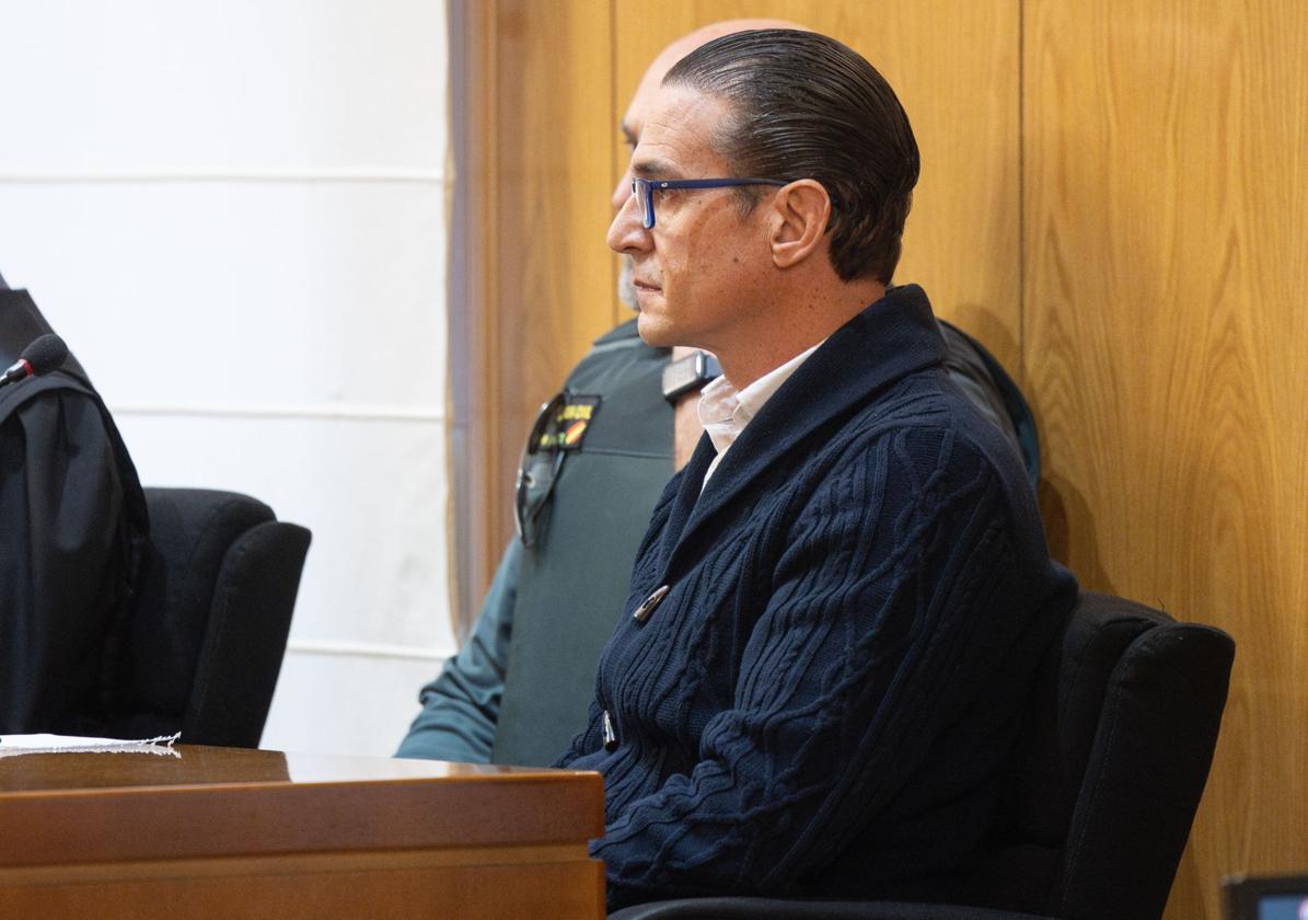David Maroto, en la primera sesión del juicio en la Audiencia de Valladolid el 11 de diciembre de 2024.