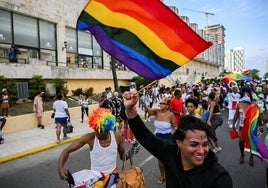 Celebración del Día Internacional contra la LGTBIfobia en La Habana, Cuba.