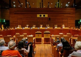 Jueces en el Tribunal de Justicia de la Unión Europea, en imagen de archivo.