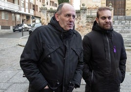 José Luis Aceves y Borja Lavandera, durante un acto en Segovia.