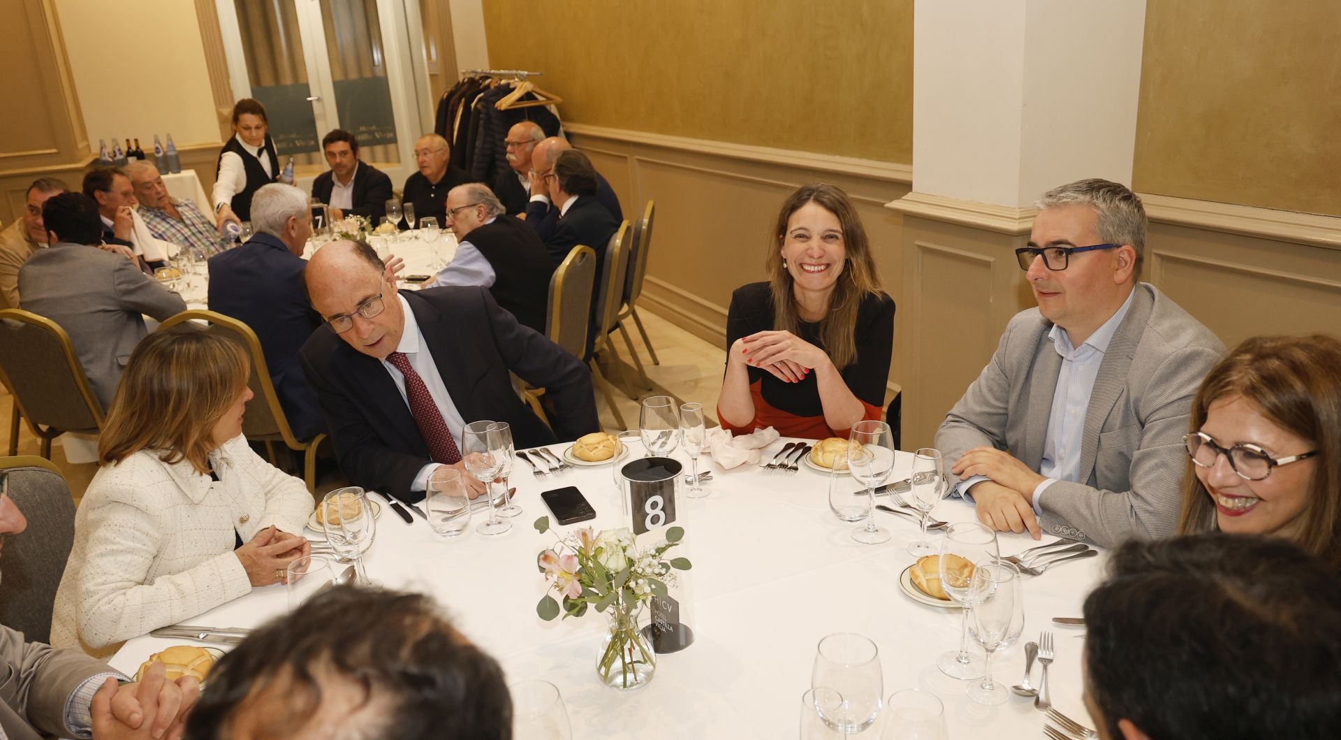 Comida de despedida al jefe de la Comandancia en Palencia