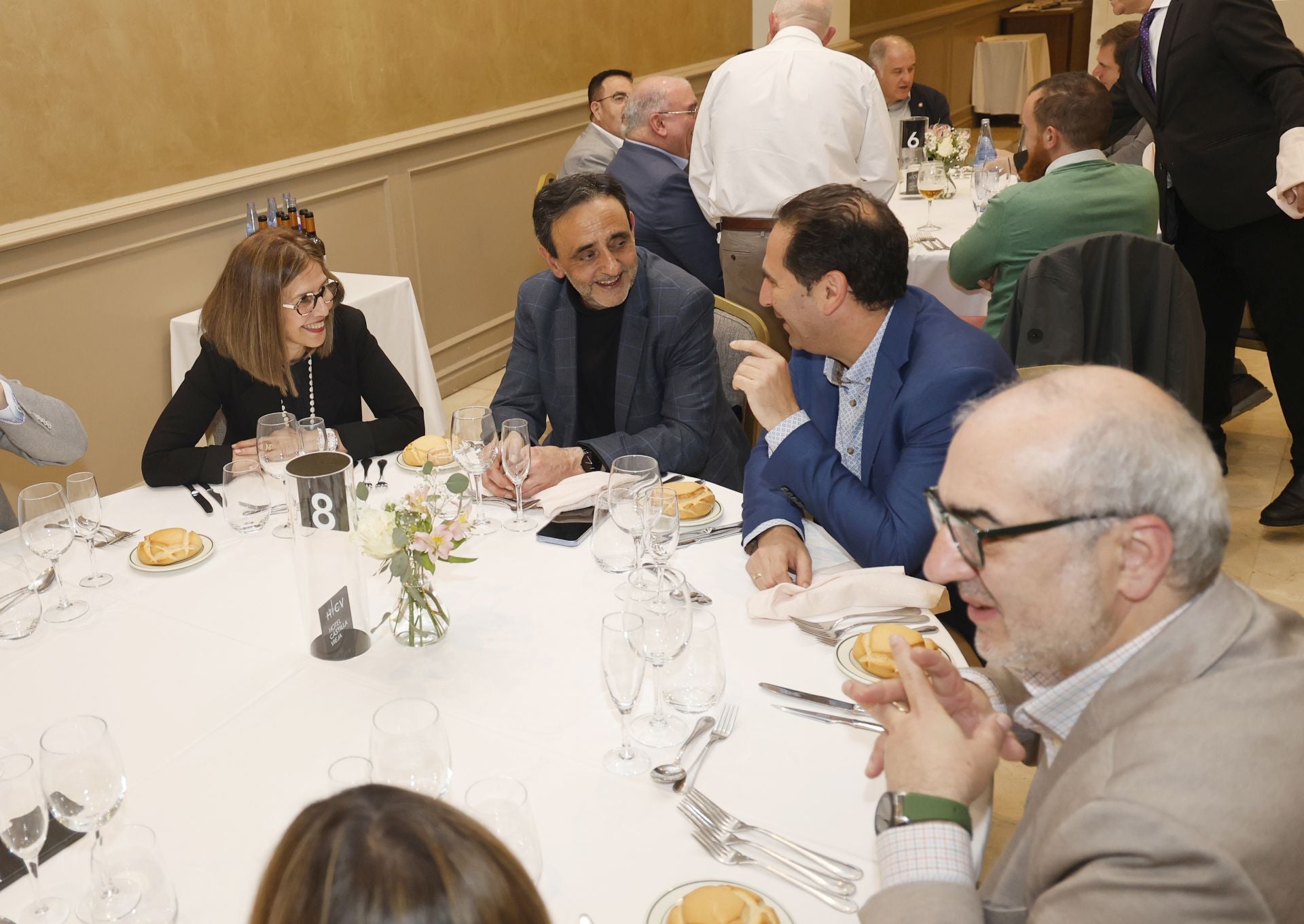 Comida de despedida al jefe de la Comandancia en Palencia