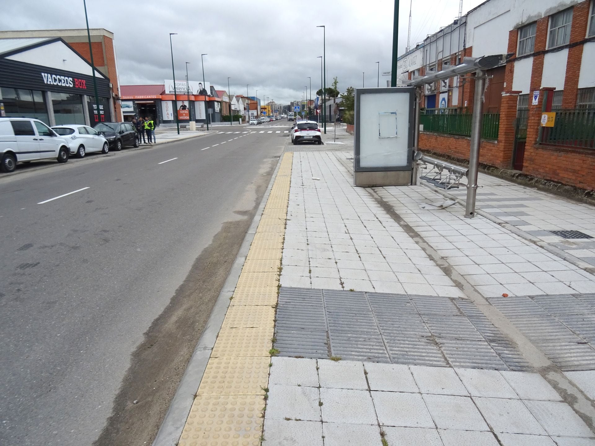 Fin de las obras en la Avenida El Norte de Castilla en el Polígono de Argales