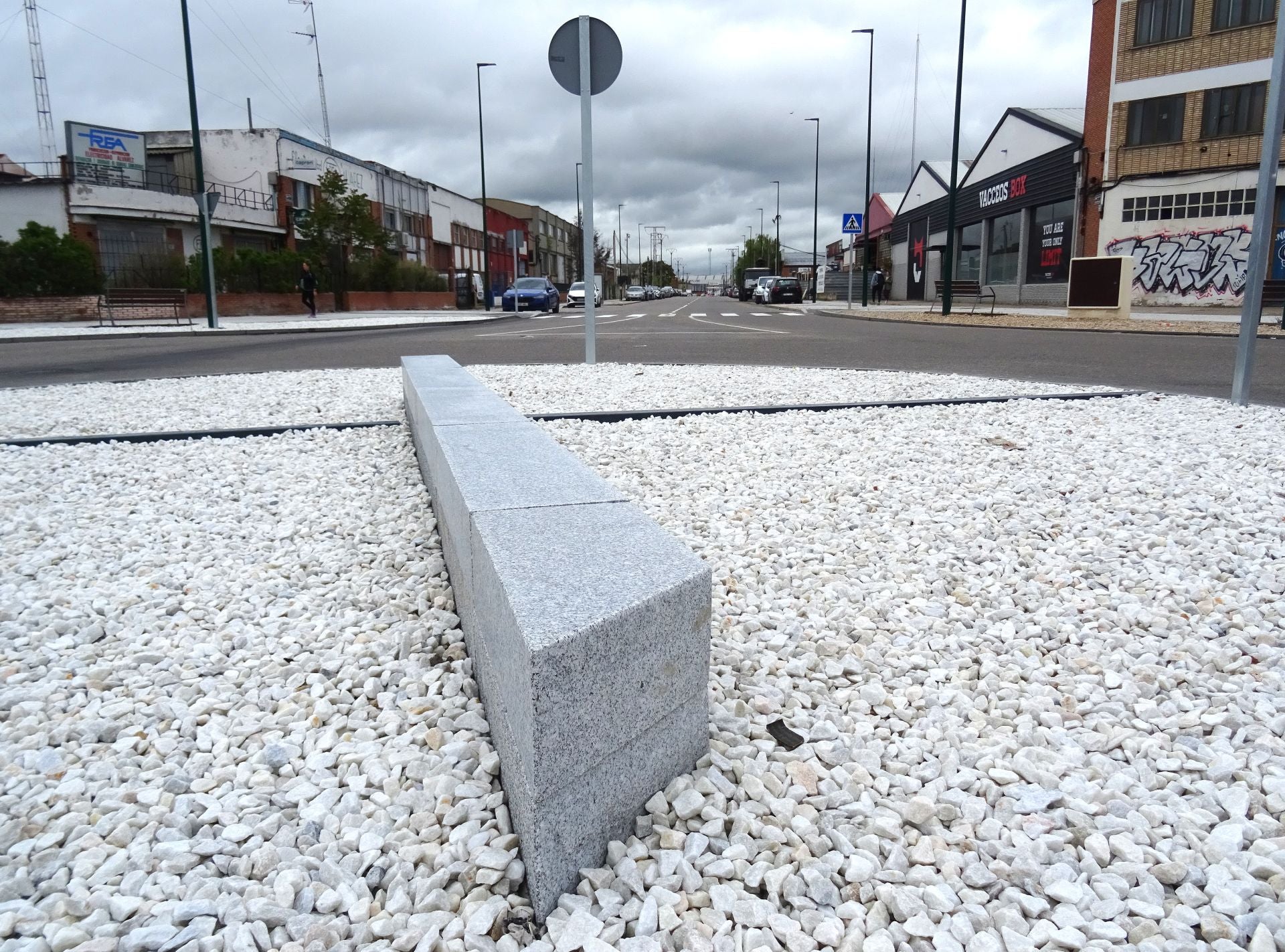 Fin de las obras en la Avenida El Norte de Castilla en el Polígono de Argales