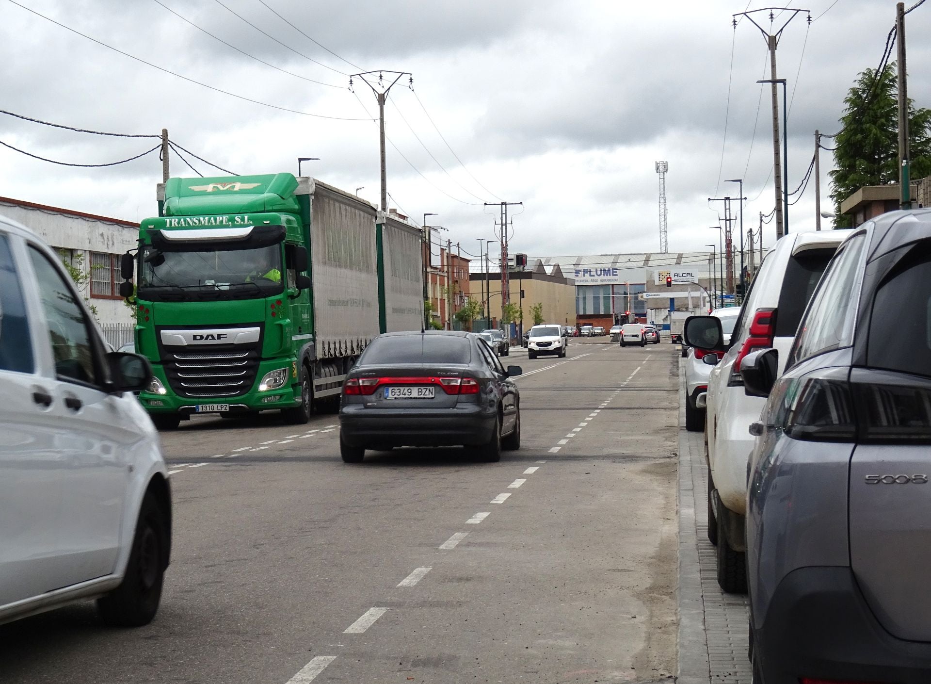 Fin de las obras en la Avenida El Norte de Castilla en el Polígono de Argales