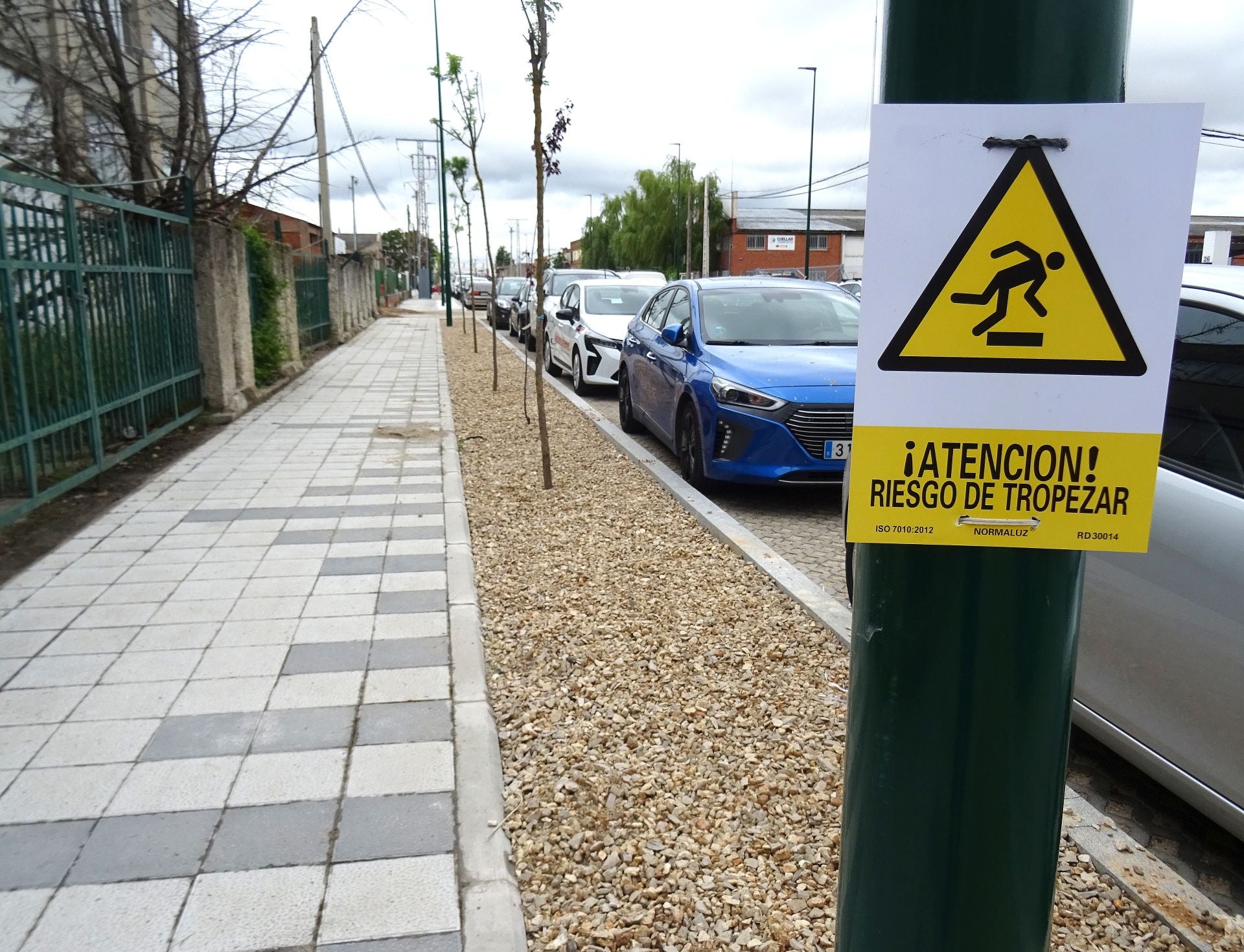 Fin de las obras en la Avenida El Norte de Castilla en el Polígono de Argales